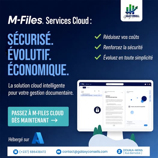 ☁️ M-FILES CLOUD : LA SOLUTION INTELLIGENTE POUR VOTRE GESTION DOCUMENTAIRE